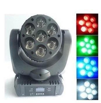 7颗10W四合一欧司朗LED摇头光束灯 婚庆与酒吧舞台的璀璨之光